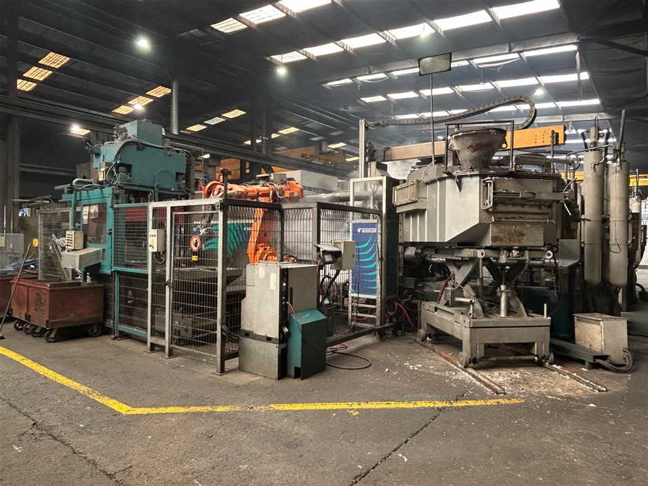 2013 Buhler Carat 105 Compact Die Casting Machine Cell 3