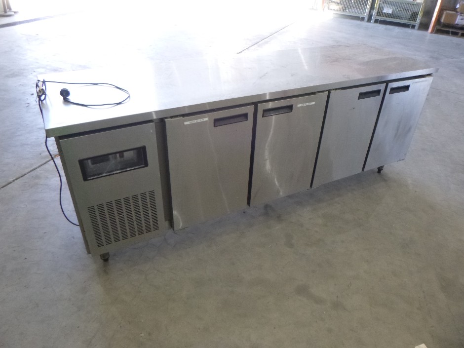 <p>Steamline Model- C2S-2400 S/Steel 4 Solid Door Under Bench Refrigerator<