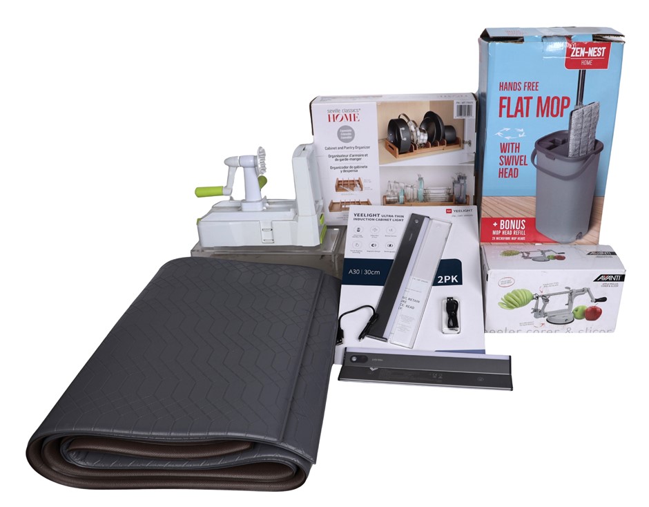 Assorted Household Products, inc. YEELIGHT & KLEENEX, And More. NB: Not in