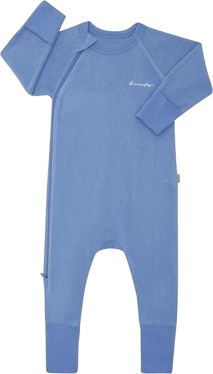 BONDS Baby Zippy - Wonderwarm Zippy, Lowest Tide (1 Pack), 000 (0-3 Months)