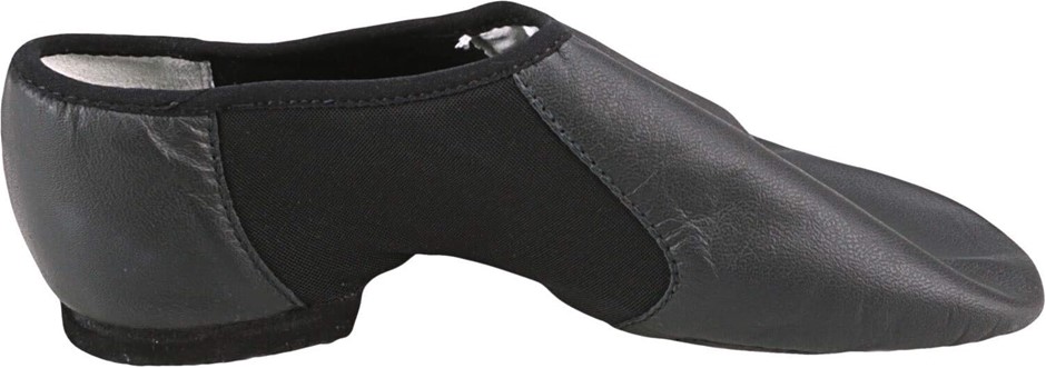 BLOCH Women's Neo-Flex Slip-On Leather Jazz Dancing Shoes, Size 6.5Narrow,