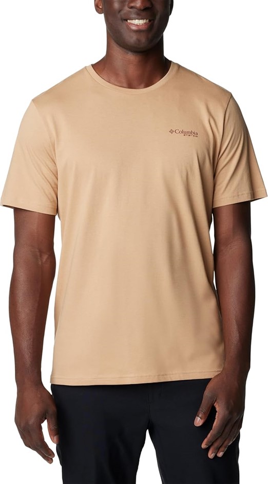 COLUMBIA Men's North Cascades Tee, Canoe, Size L, CSC Box, 1834042 (XM2823)