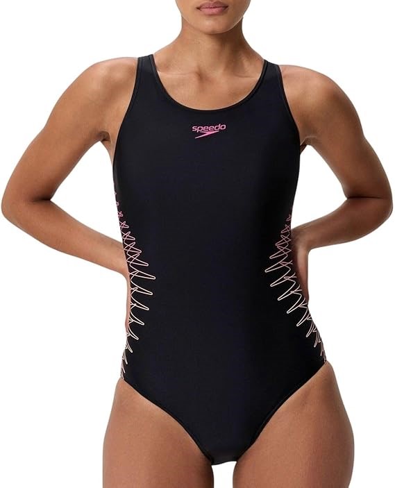 Speedo Women's Muscleback One Piece Swimsuit, Size AU12/GB14/36, Anthracite