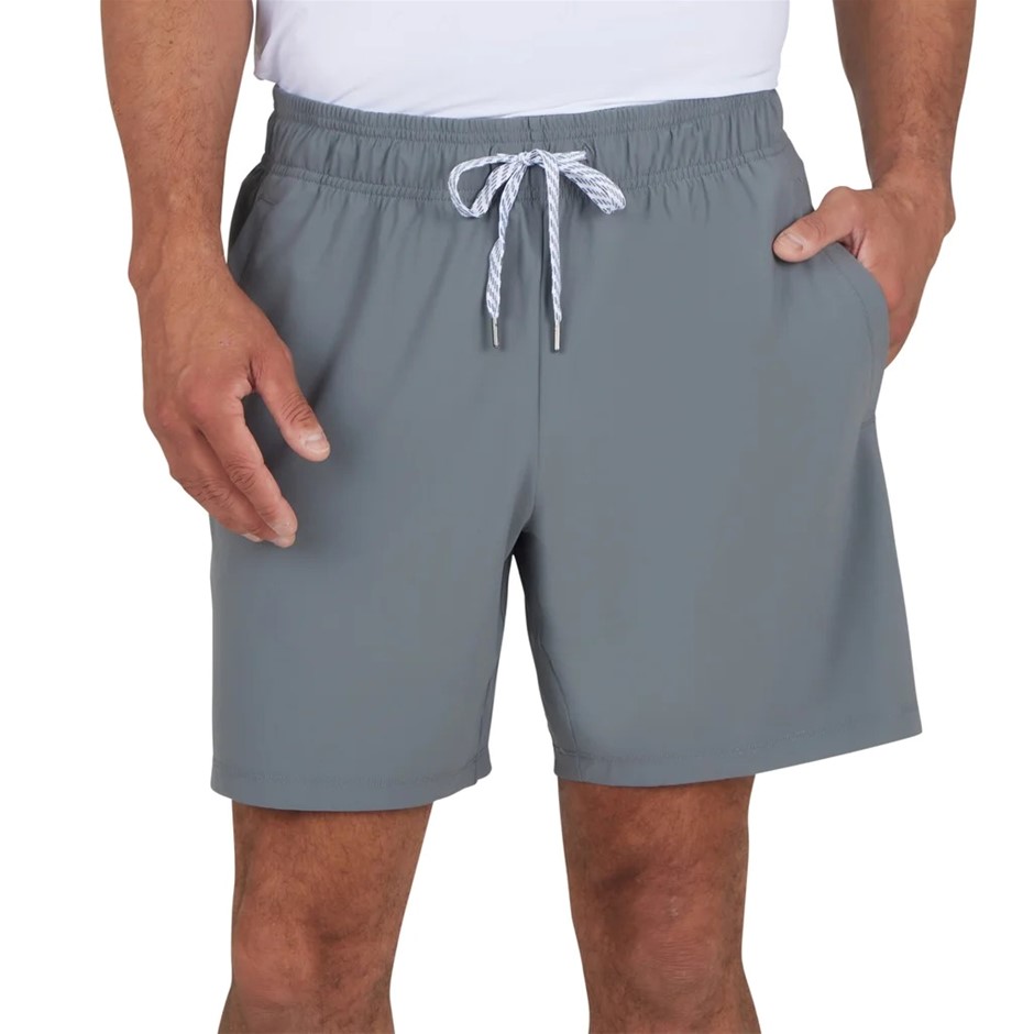 2 x REFLEX Men's Warp Shorts, Size M, Grey. Buyers Note - Discount Freight