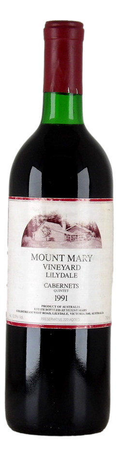 Mount Mary `Quintet` 1991 (1 x 750mL), Yarra Valley, VIC.