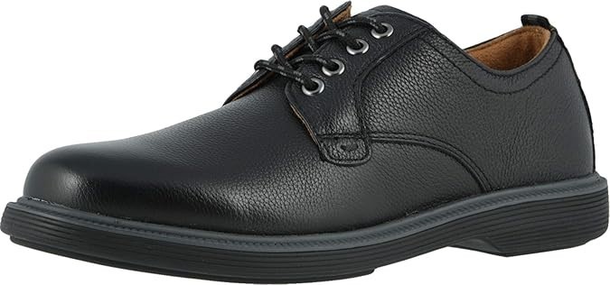 FLORSHEIM Boy's Supacush Plain Toe Oxford Shoes, US2/EU34/UK1, Black, 16630