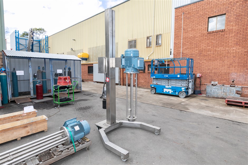 2021 Flotaw BRY2-160 Mobile Batch Emulsifier with High Lift Stand