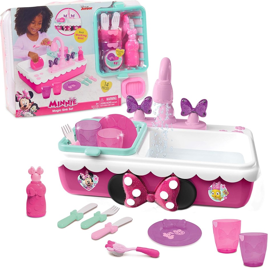 Minnie Happy Helpers Magical Sink, Pink. NB: minor use, not in original pac