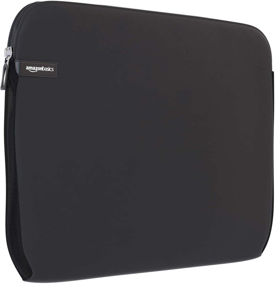 AMAZONBASICS 15.6" Laptop Sleeve, Black.