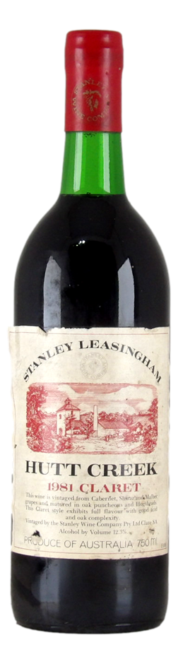 Stanley Leasingham Hutt Creek Claret 1981 (1x 750mL).