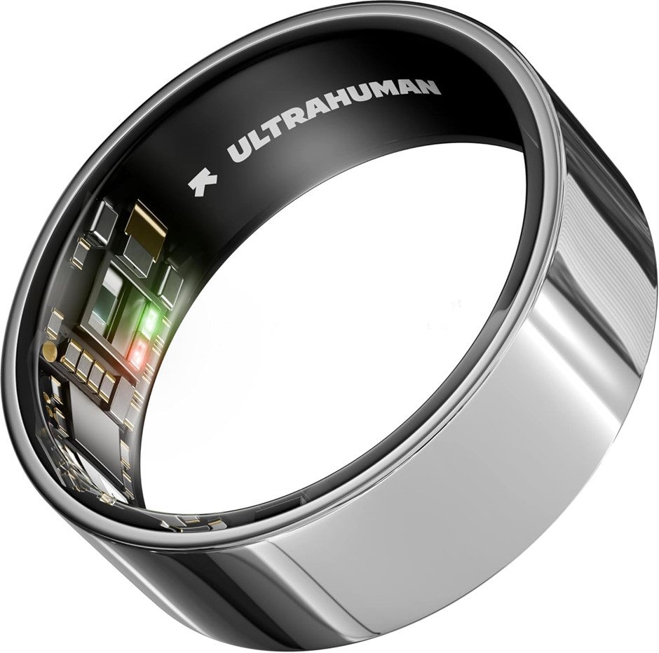 ULTRAHUMAN Ring Air Sleep and Fitness Tracker, Size 9, Silver  Buyers Note