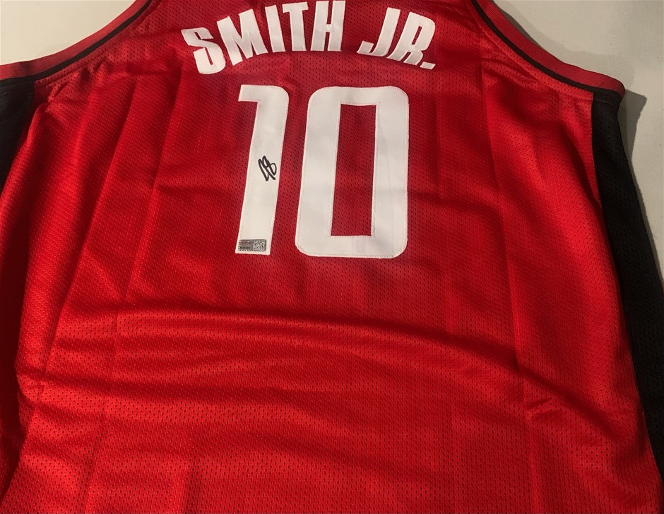 Jabari Smith Jr signed rookie Jersey - Houston rockets