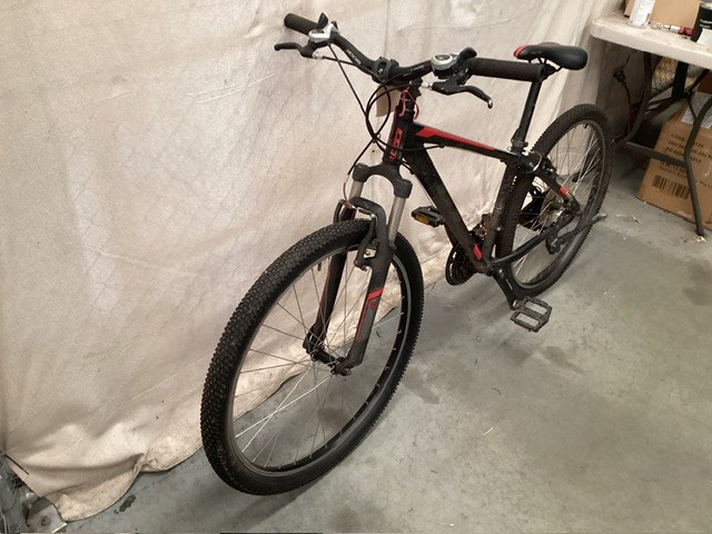 Black/Red GT Mountain Bike
