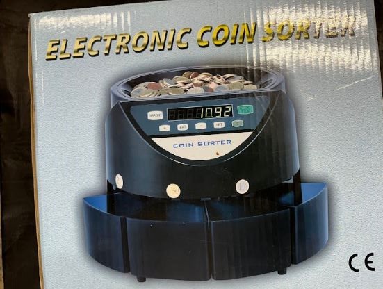 END OF LEASE SALE: Electronic coin sorter