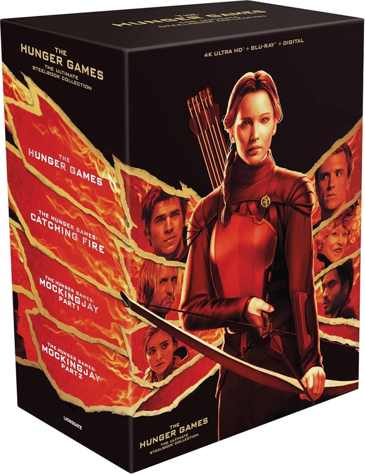 Hunger Games Collection 4K + Bluray + Digital Steelbook [Blu-ray]