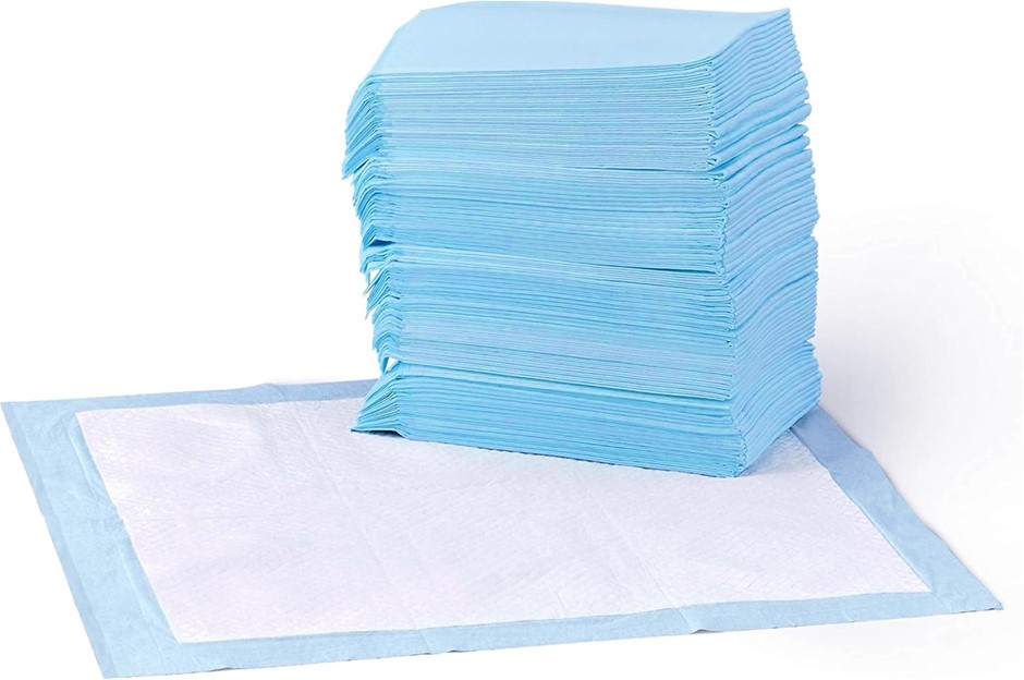 Amazon Basics Dog and Puppy Pee Pads with 5-Layer Leak-Proof Design and Qui
