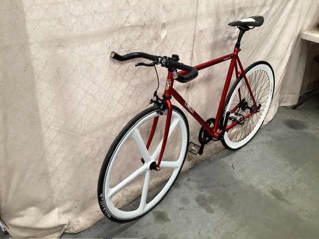 Red Cinelli Road Bike