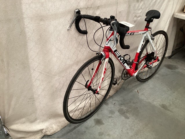 Red/White EMC Road Bike