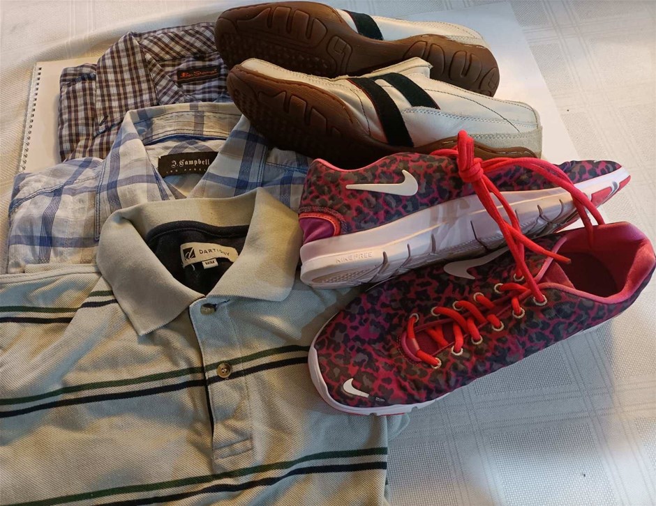 Colorado Shoes 11, Nike Free 10.5, Ben Sharman L, T. Campbell L, Dartigny M
