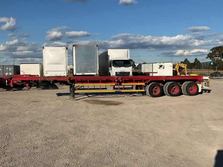 1991 Krueger ST3 Trailing Skeletal Trailer