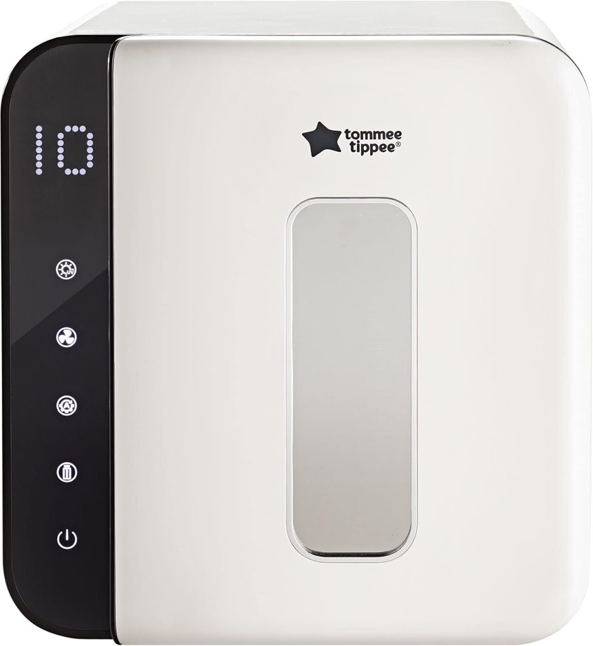 TOMMEE TIPPEE ltra UV Steriliser, Dryer and Storage, White, for Baby Bottle
