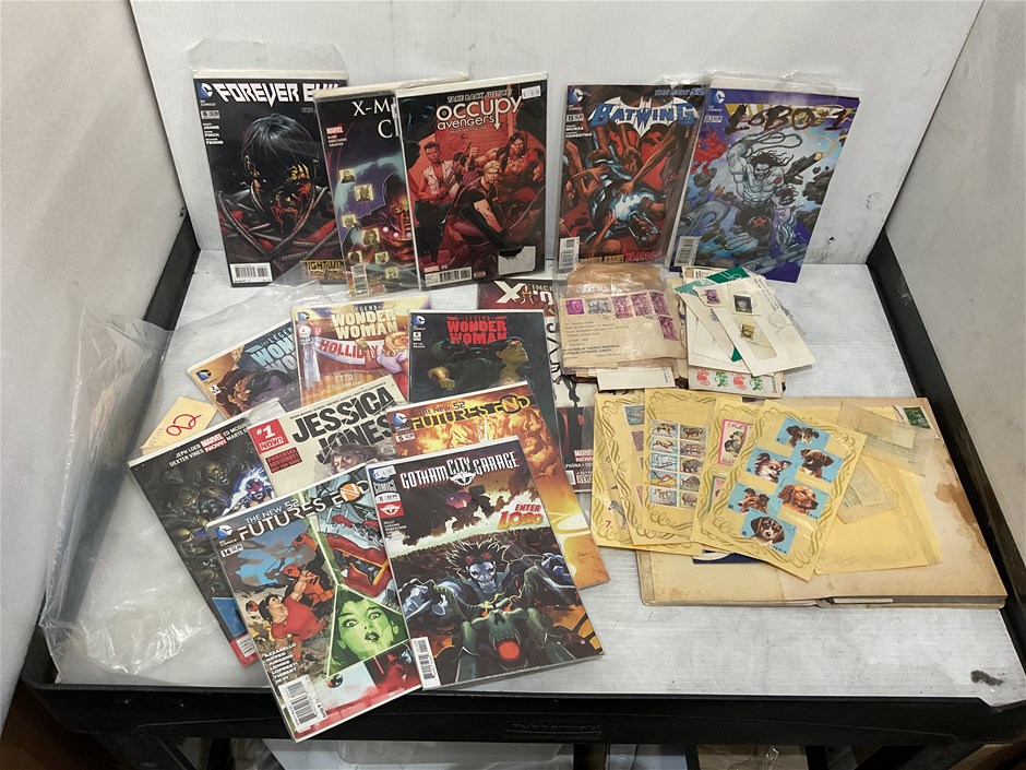 Recovered Currency,Stamps and Comic Books - NSW 