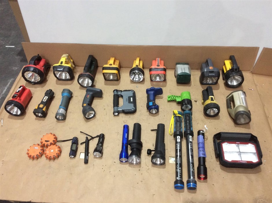 Flashlight, LED Work Light, Rechargeable Torches & Emergency Safety Lights