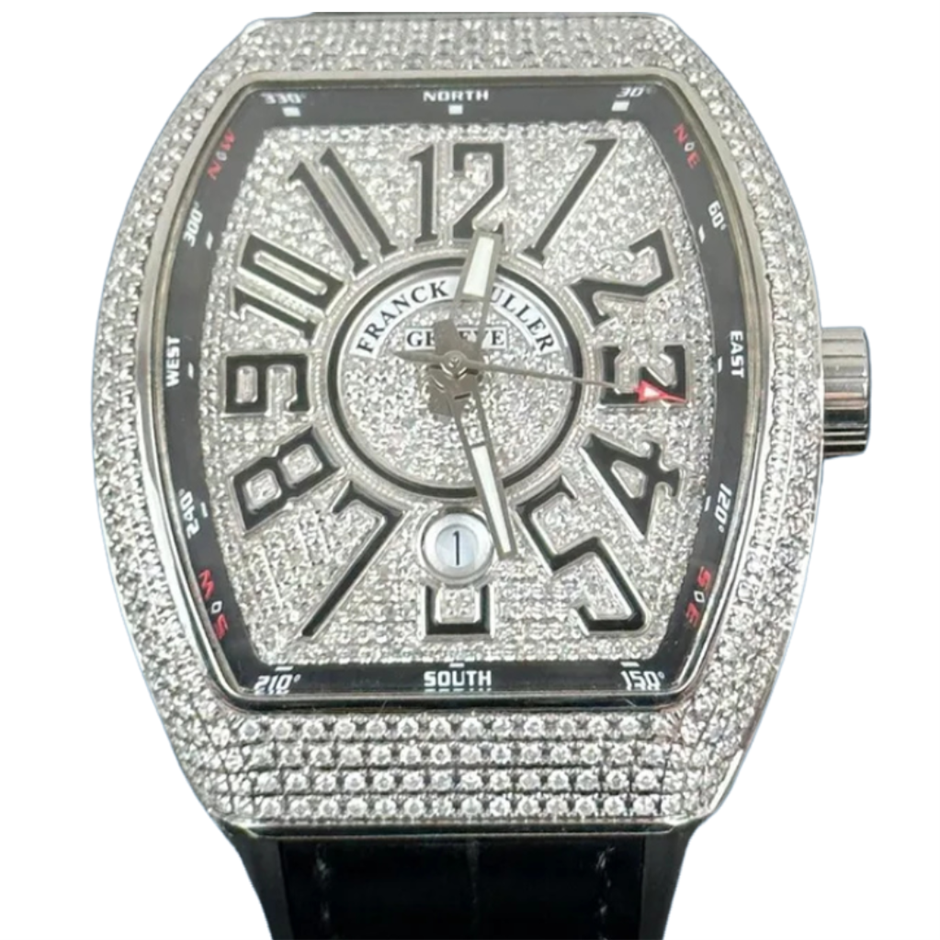 FRANCK MULLER V45 45MM STAINLESS STEEL V45 SC DT AUTOMATIC CUSTOM BXP & COA