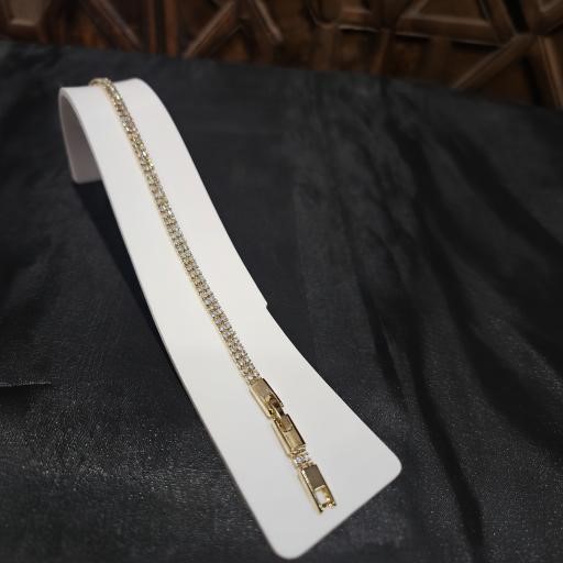 18K/Italy Gold Filled Bracelet -(stamped 18K/Italy)-Warranty Quality