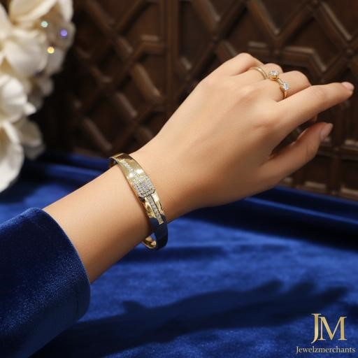 18K/Italy Gold Filled Bangle -(stamped 18K/Italy)-Warranty Quality