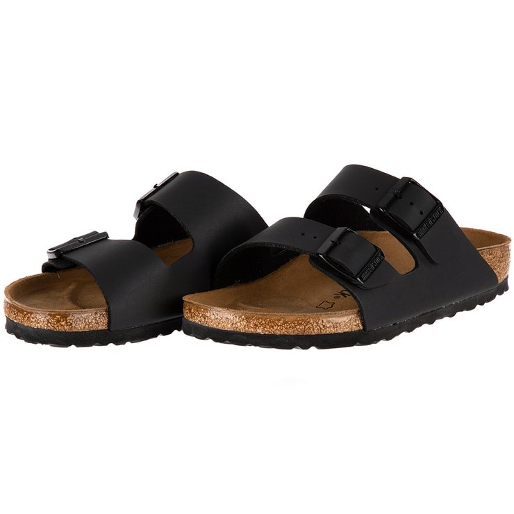 BIRKENSTOCK Women's Arizona Sandals, Size 39, Black. NB: minor use.