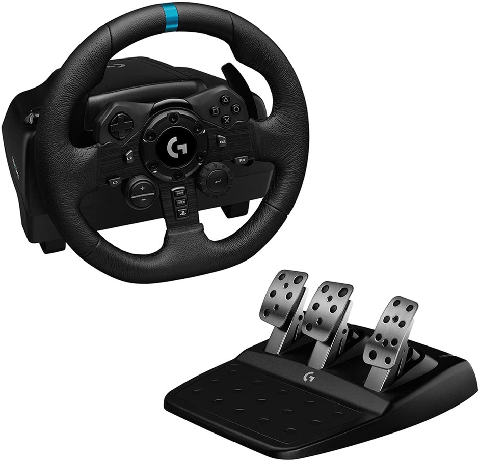 LOGITECH G923 Truforce Racing Wheel for PS4, PS5 and PC. NB: Used. <b>Impor