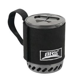 Jet Boiler Camping Stove Kit Portable Heat Exchanger Gas Stove Black