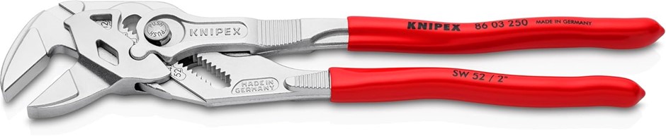 KNIPEX 10" Pliers Wrench, Chrome.