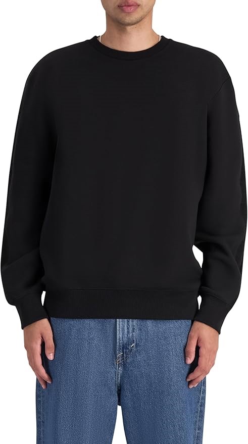 CHAMPION Men's Rochester Capital Crew Sweatshirt, Size XS, Black, ATXBN. RR