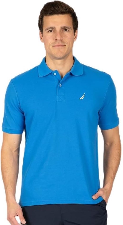 NAUTICA Men's Maddox Polo Shirt, SIze XL, Blue, NAN1I00797. RRP: $99.95. B
