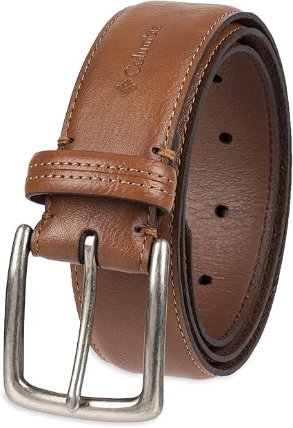 COLUMBIA Men's Trinity 1 3/8 in. Feather Edge Belt, Tan, Size 36, 11CO02L4.