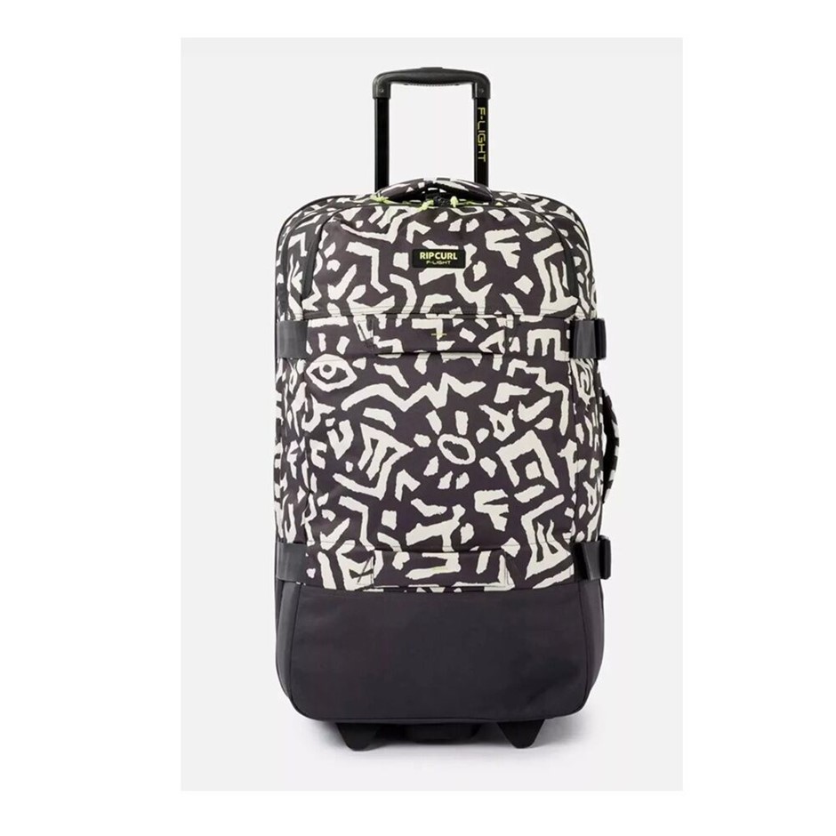 RIP CURL 100L F-Light Global Search Travel Luggage, Washed Black. RRP: $270