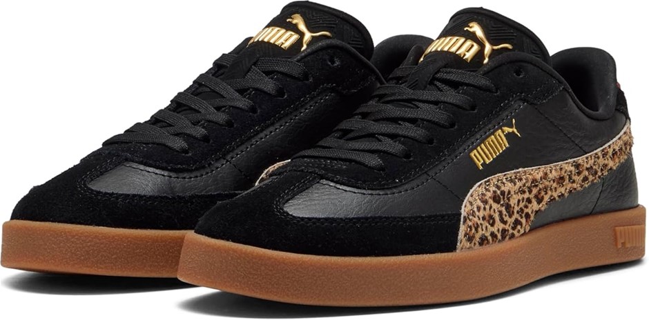 PUMA Unisex Adult's Club II Era Sneaker, PUMA Black/Toasted Almond, 6.5 US