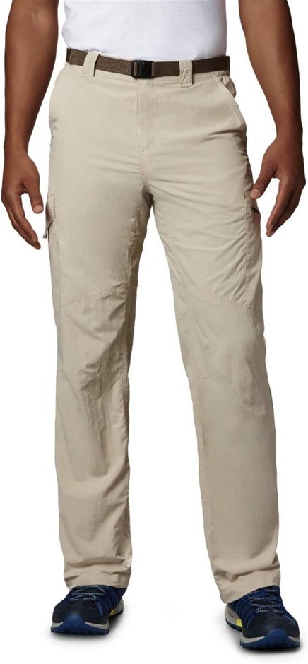 COLUMBIA Men's Silver Ridge Cargo Pant, Size 32x32, Fossil (160), AM8007. R