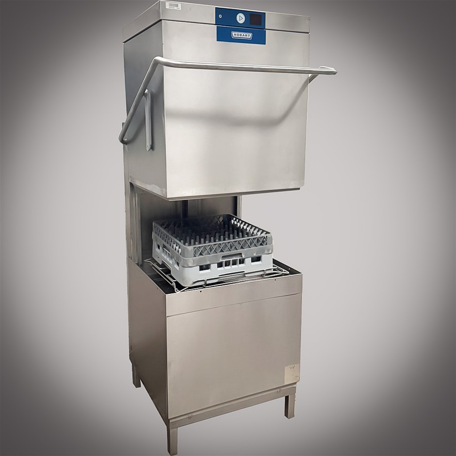 Winterhalter Pass Through Upright Dishwasher with Vent Hood System