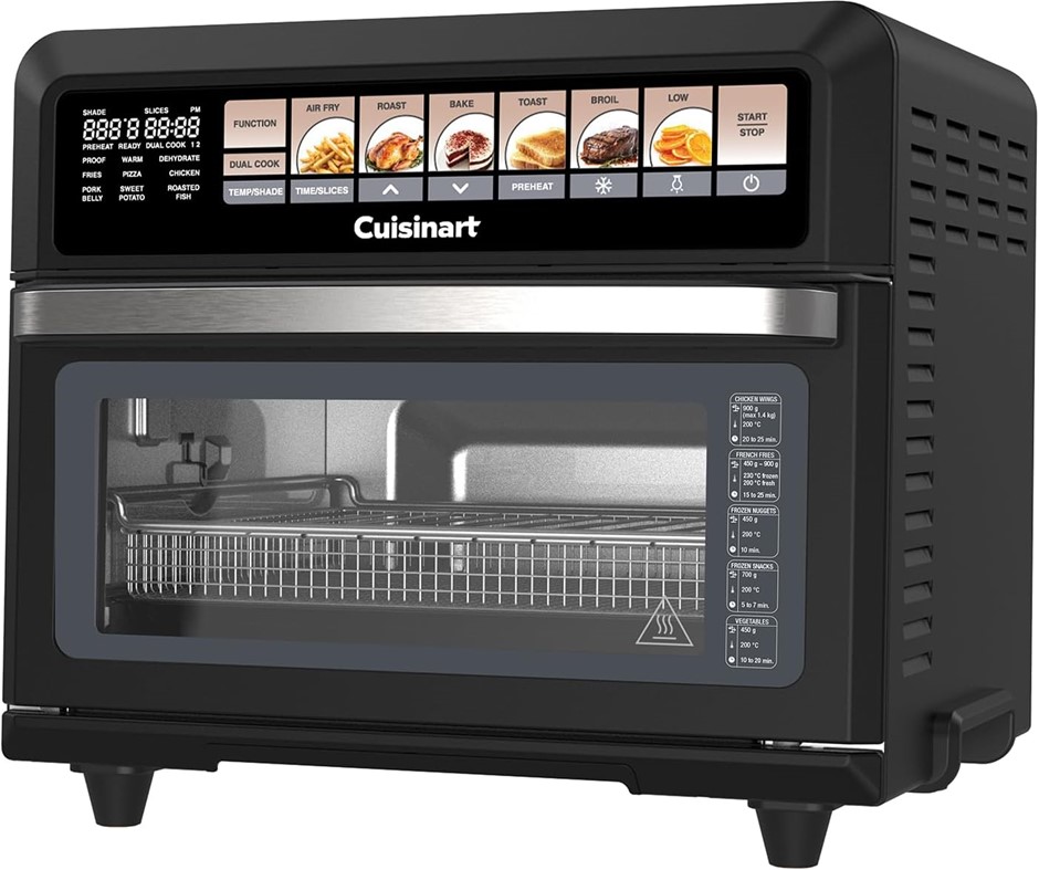 CUSIINART Air Crisp Pro Multi-functional Combi Oven, Matte Black, 39.4x42x3