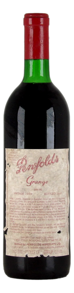 Penfolds Bin 95 Grange Hermitage 1989 (1x 750mL), SA.