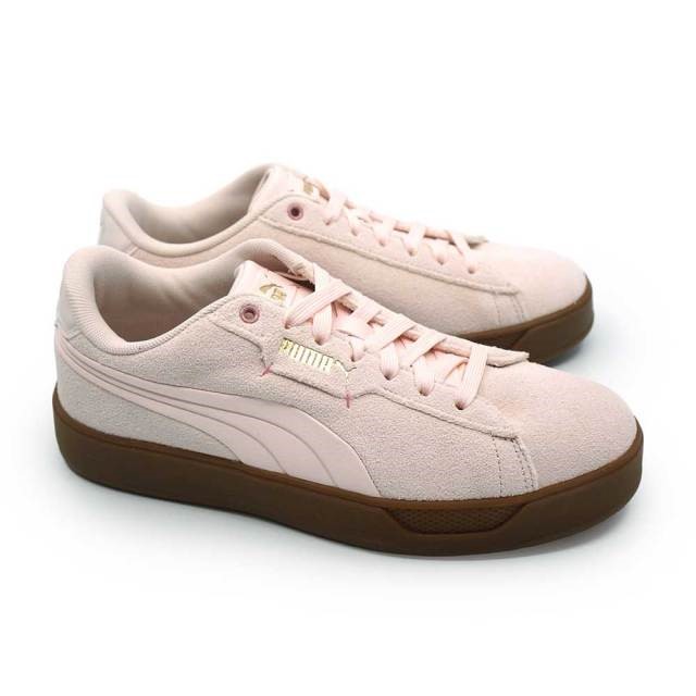 PUMA Women's Smash Belle SD Shoes, Size US8, Jasmine Flower/Gold Gum (03),
