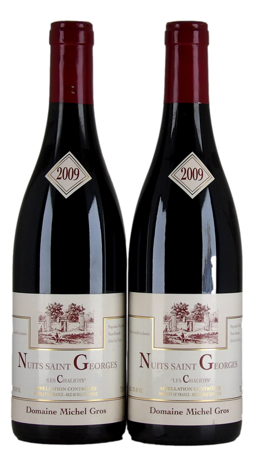 Dom Michel Gros Nuits-Saint-Georges Les Chaliots Pinot Noir 2009 (2x 750mL)