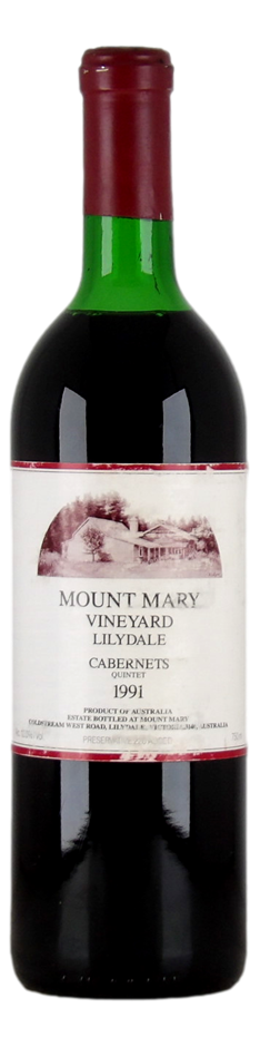 Mount Mary Lilydale Cabernets Quintet 1991 (1x 750mL)VIC