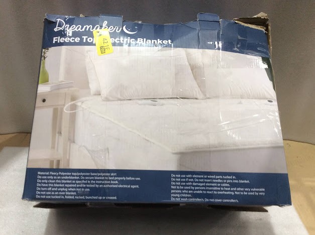 Dreamaker 9009863R Fleece Top Electric Blanket (203x93+35cm)