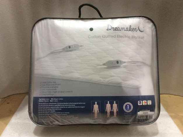 Dreamaker 9009845R Cotton Quilted Electric Blanket