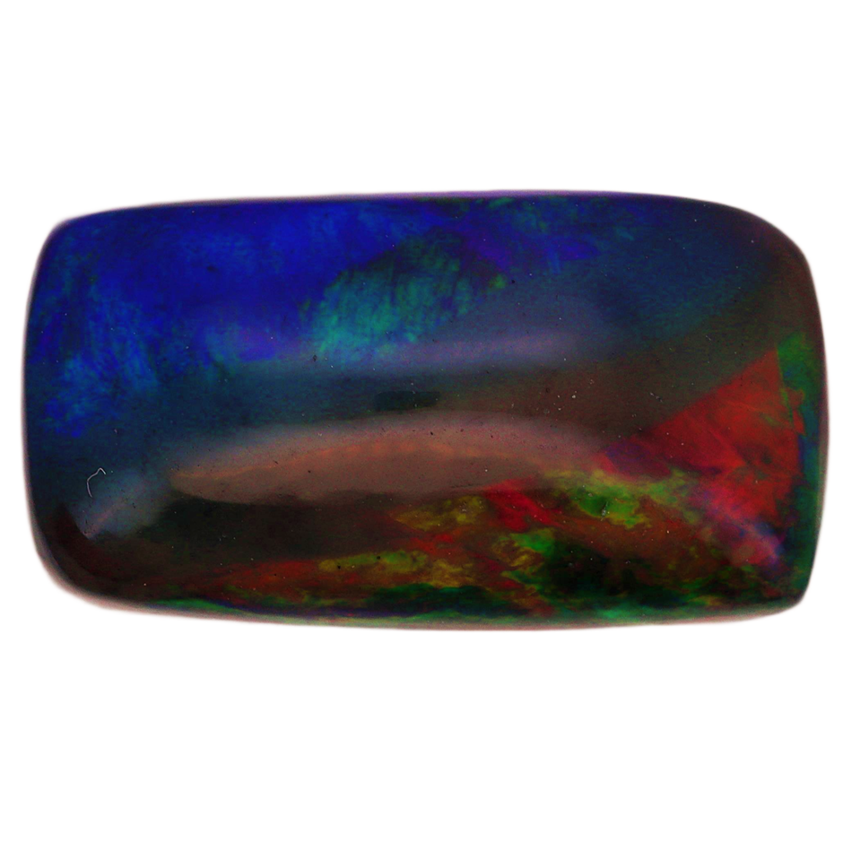 5.24 Carats Black Color-Play Opal