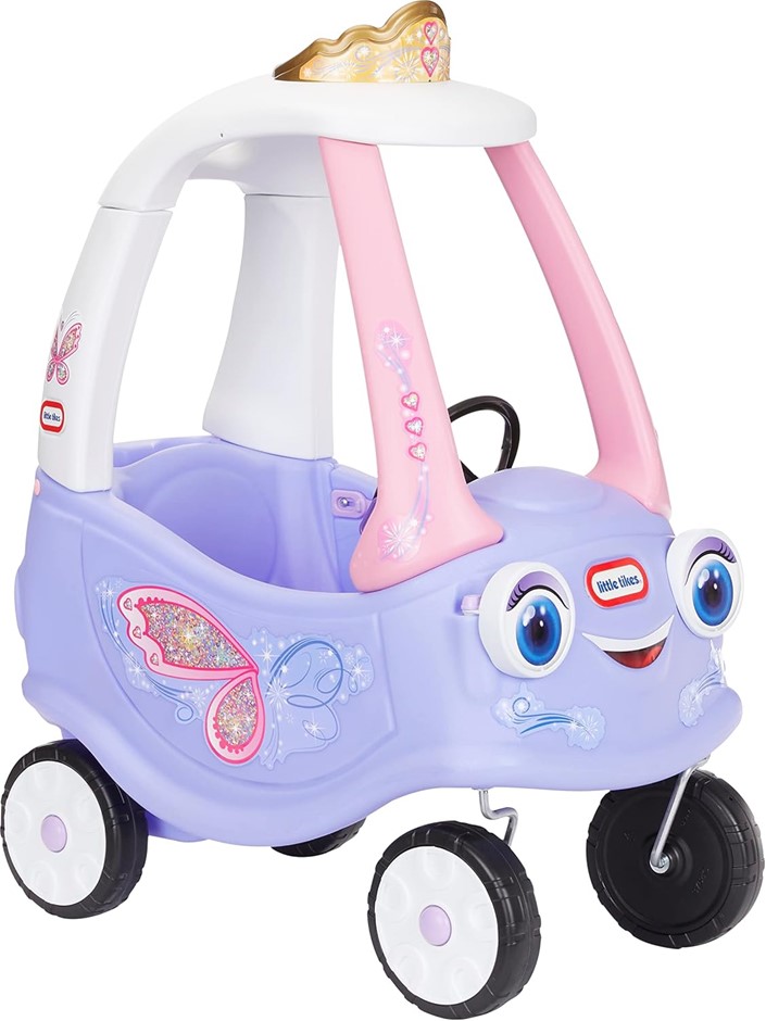 LITTLE TIKES Cozy Coupe - Fairy, Purple, Pink and White.